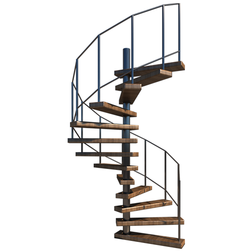 Scala a Chiocciola a Ventaglio